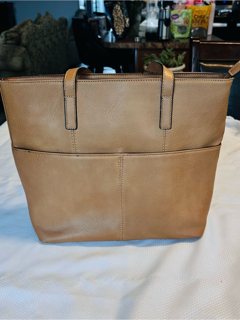Seven days Vegan Leather Tote bag